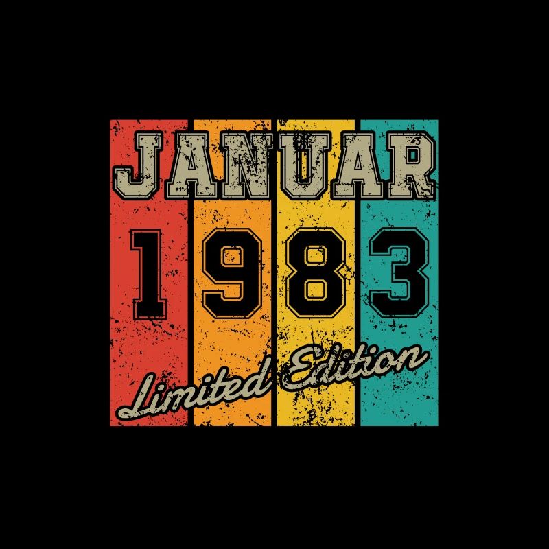 Date de naissance : Janvier 1983 - Édition limitée Retro