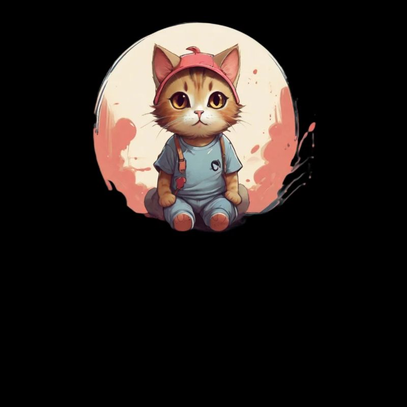 Design de chat mignon