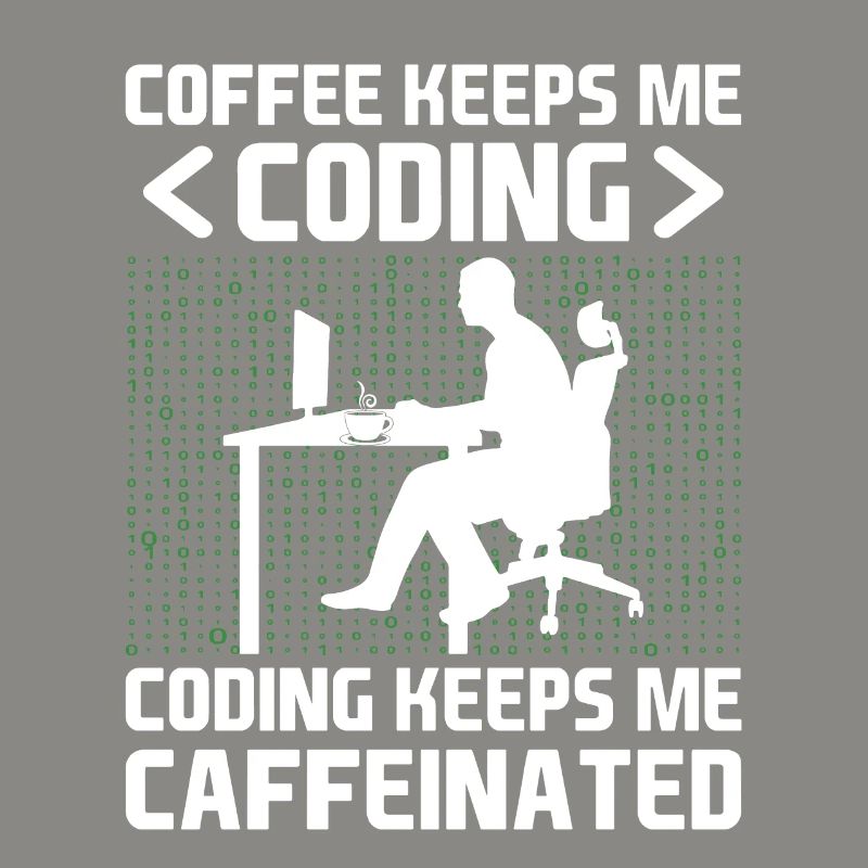 Kaffee-Codierung Programmierer Programmierer Entwickler Nerd Coff