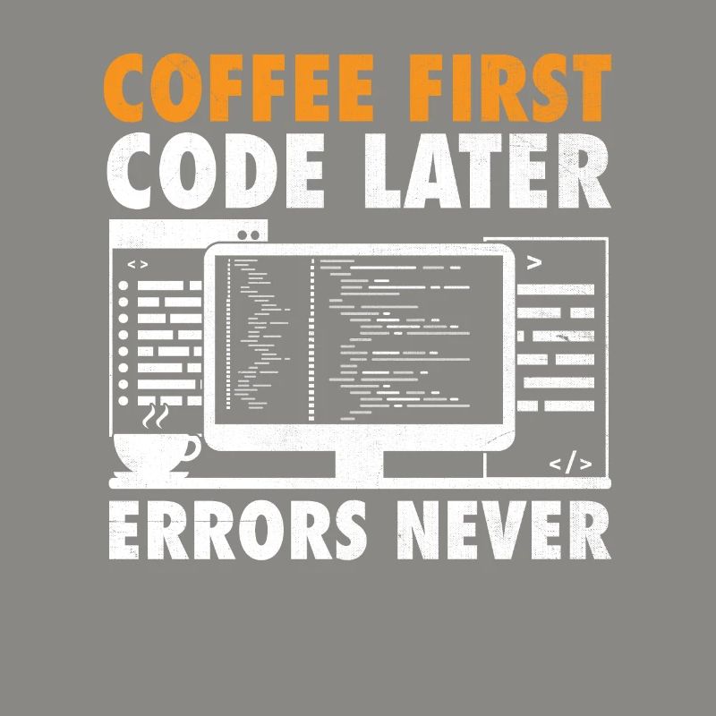 Kaffee-Codierung Programmierer Programmierer Entwickler Nerd Coff