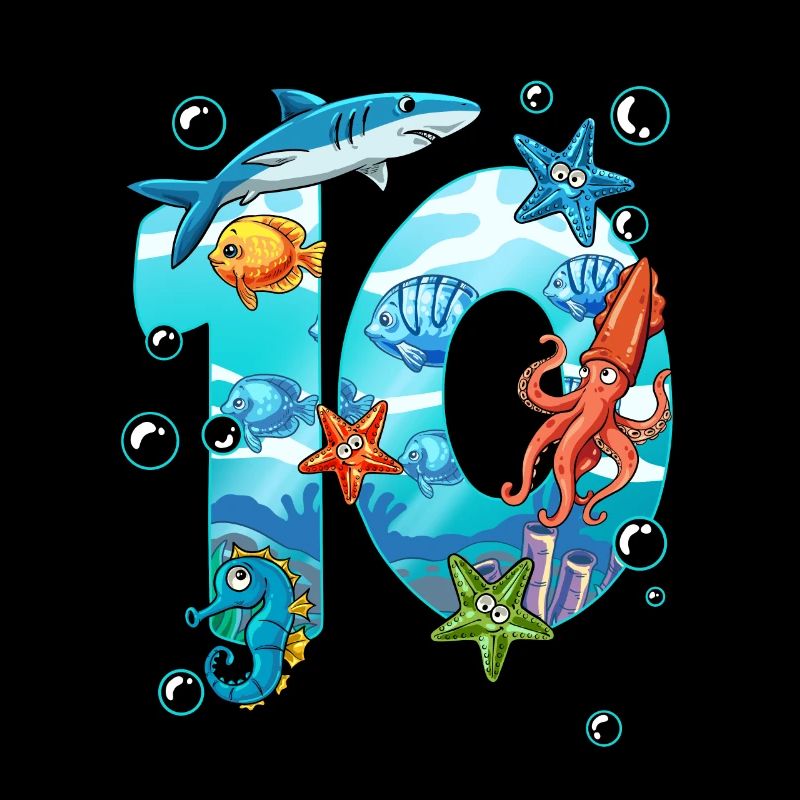 10e anniversaire créatures marines