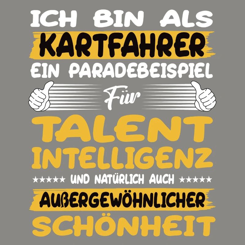 Kartfahrer ein Paradebeispiel Kart