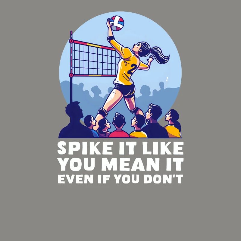 Volley-ball Spike comme vous le pensez, même si vous ne le faites pas