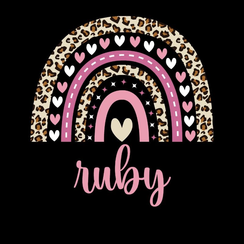 Ruby Regenbogen Name Geburtstag Ruby