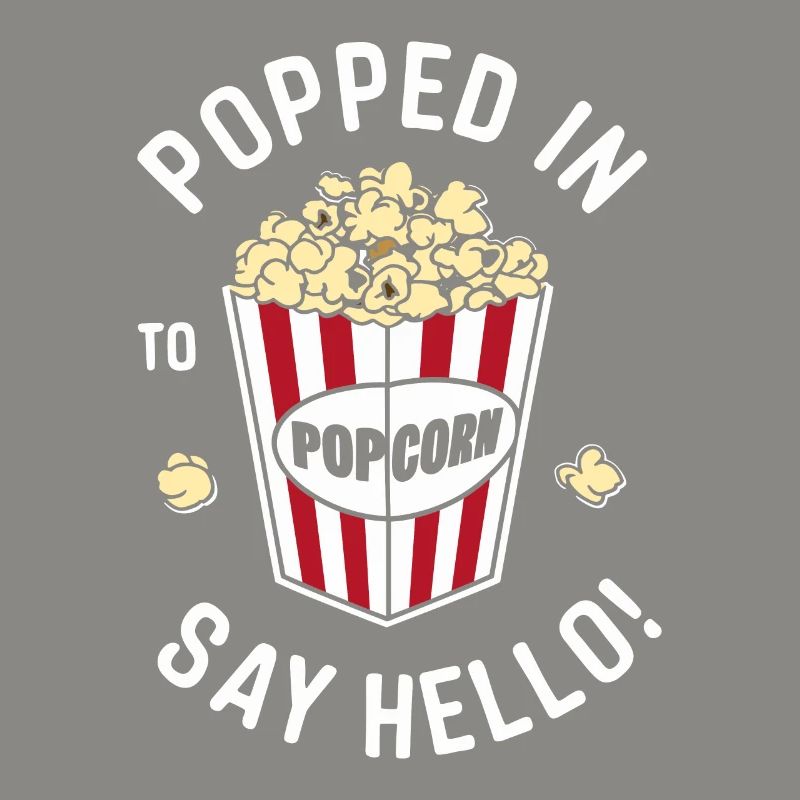 Dicton de pop-corn amusant, pop-corn en rafale