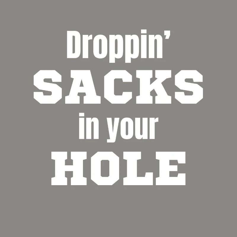 Sacks Falling Into Your Hole Funny
