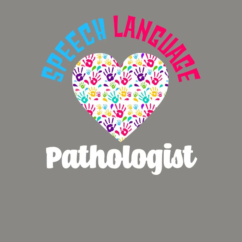 Speech Language Pathologist Heart Handprints