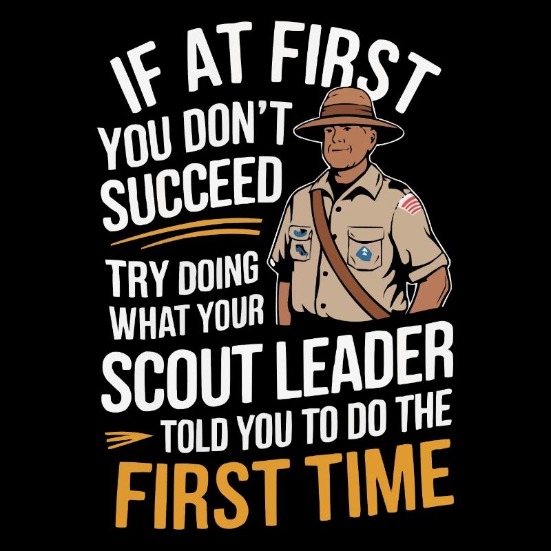 Scout Leader Scouting Campfire Camping Tent