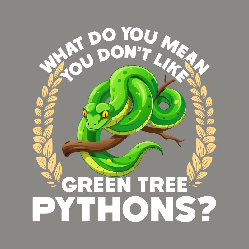 Python arborescent vert