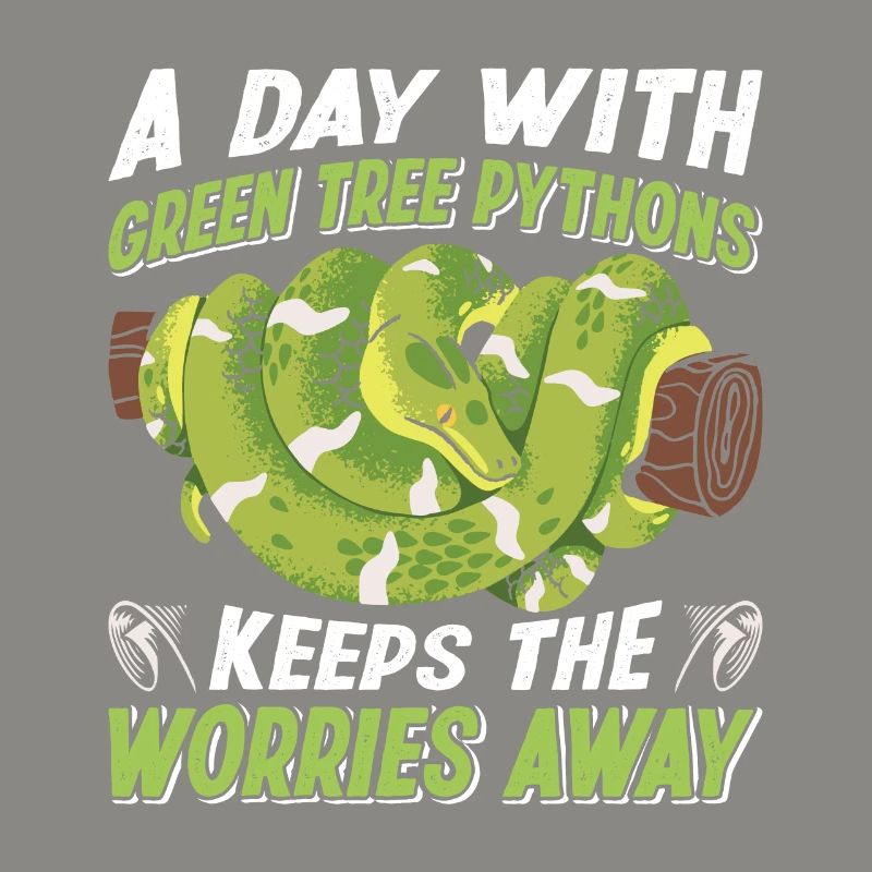 Python arborescent vert