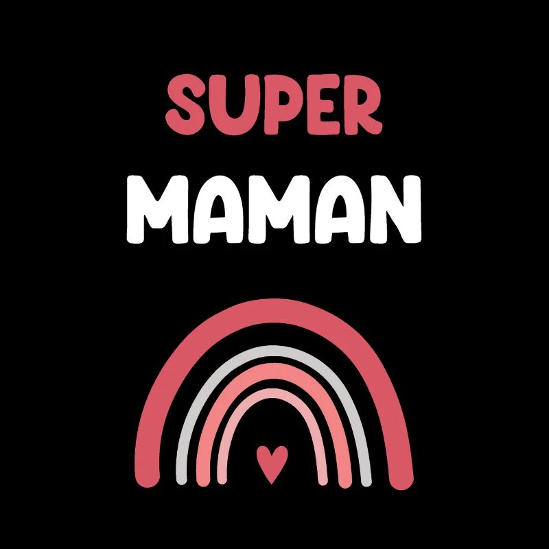 Supermama Regenbogen Mutter Geschenk