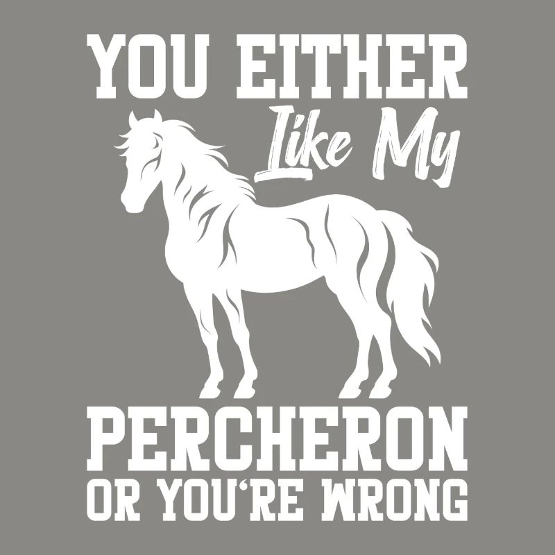 Soit vous aimez mon Percheron, soit vous êtes