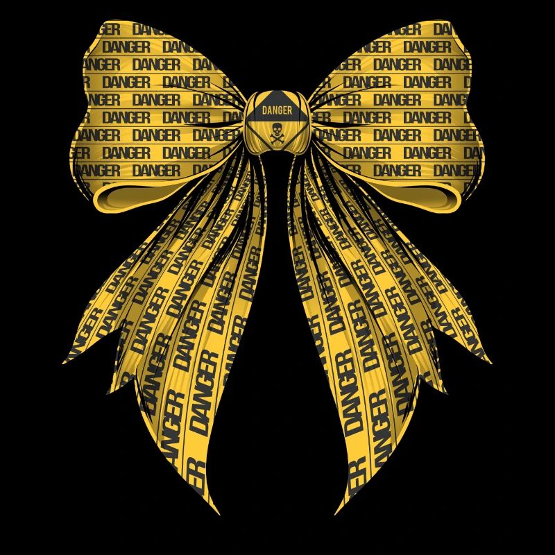 Coquette Bow Danger Zone Warning Caution