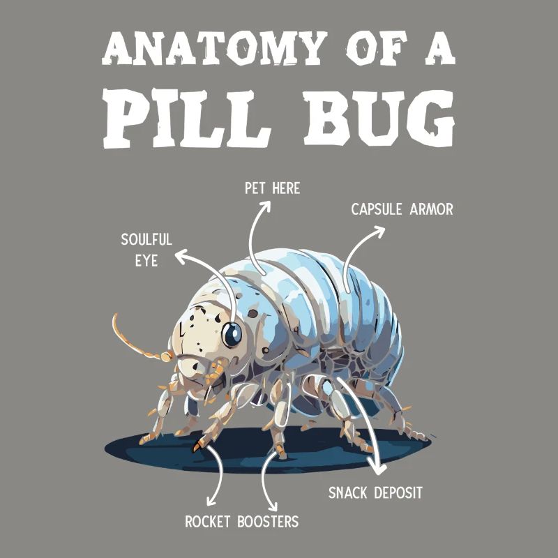 Anatomie Eines Pillenbugs