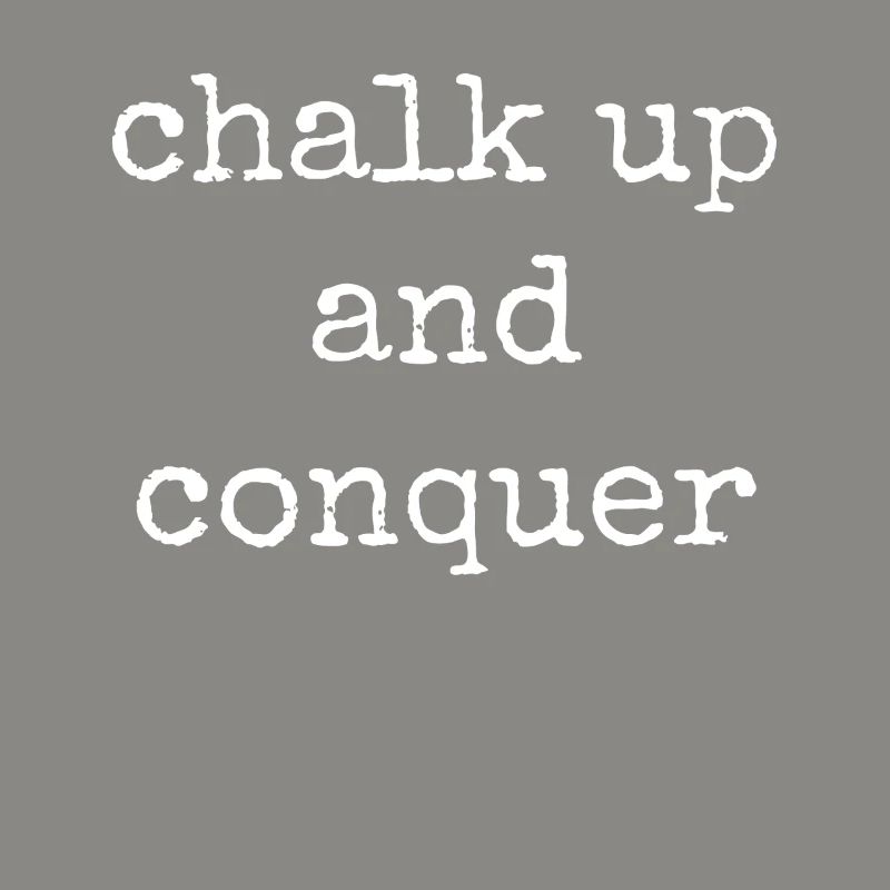 Boulderer Chalk Up et Conquer Bloc