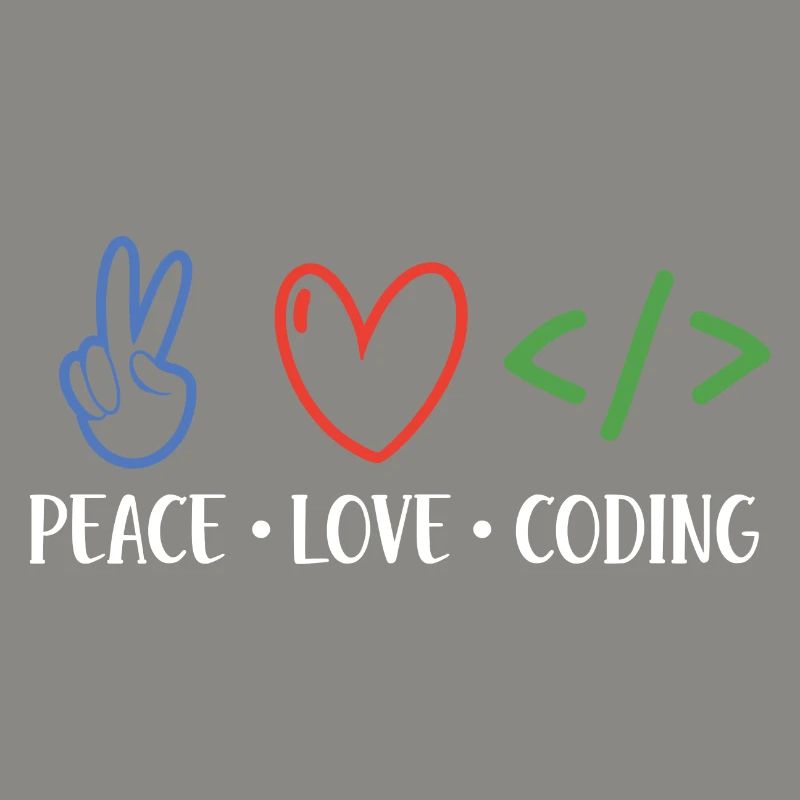 Peace Love Coding Coder Software Developer Program