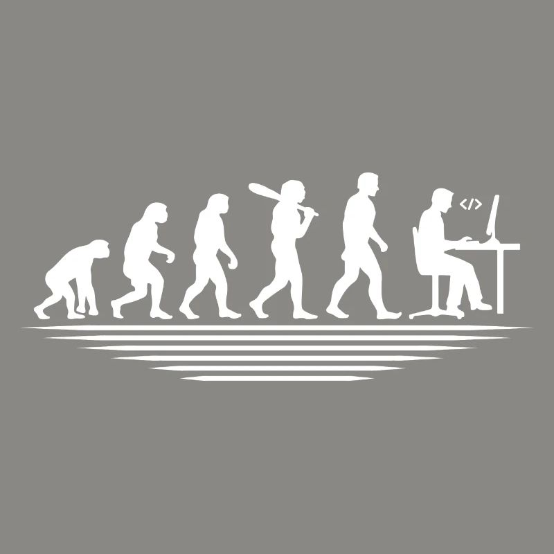 Coffee Coding Evolution Coder Developer Nerd Coffe