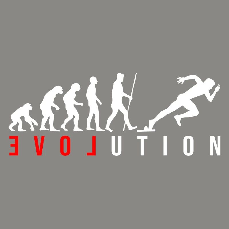 Sprinter Sprint Runner LOVE in red with Evolution