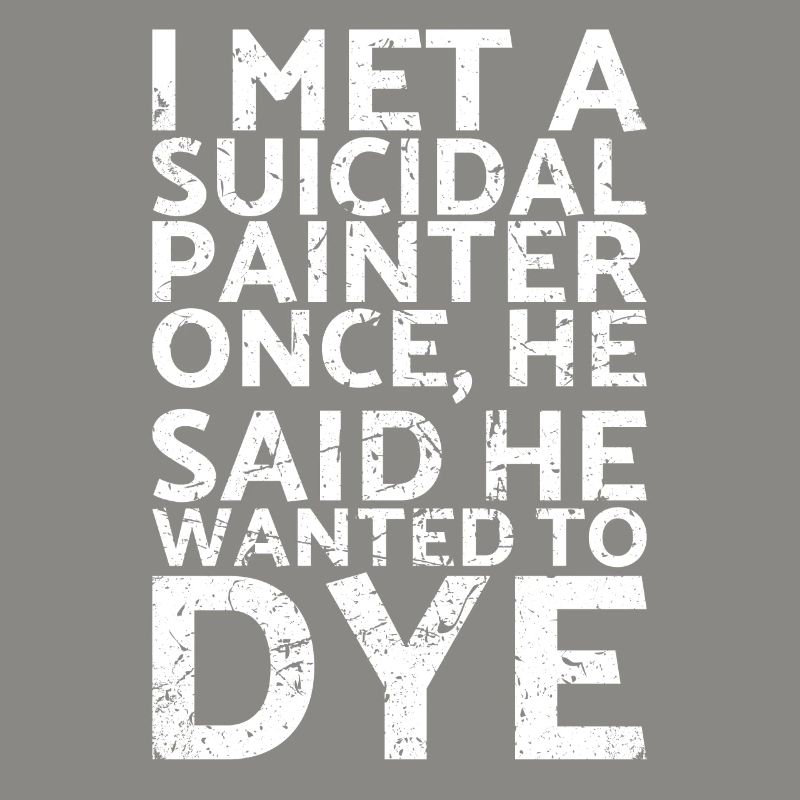I met a suicidal painter when he