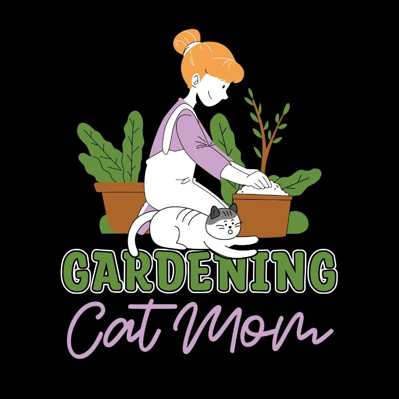 Hobbygärtner Garten Mutter Gartenkatze