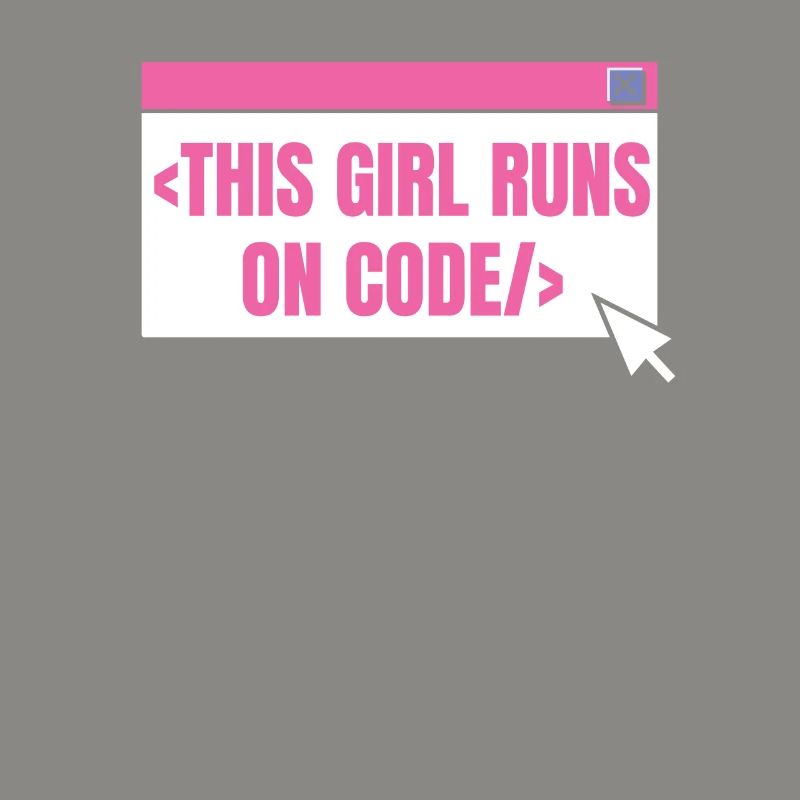 Développeur Coder Programmeur Girl