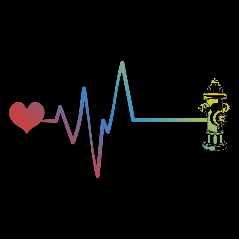 Fire Hydrant Pulse Heartbeat Fire Brigade