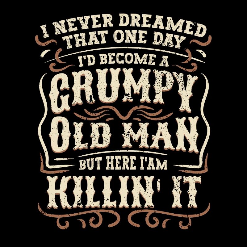 Opa Großvater Geschenkidee Become A Grumpy Old Man