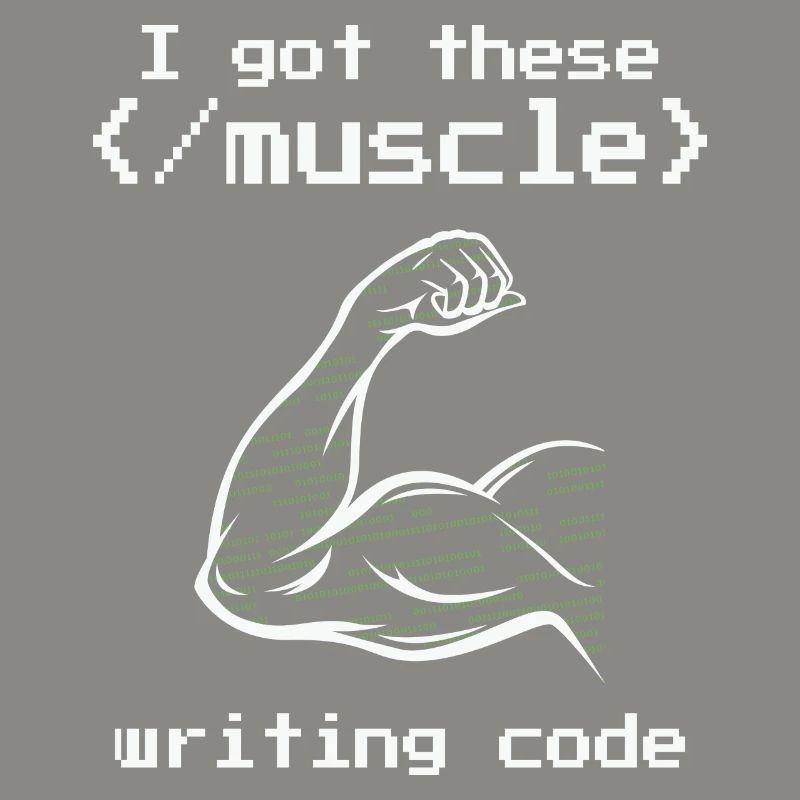 J’ai eu ces codeurs de programmeur de code d’écriture musculaire