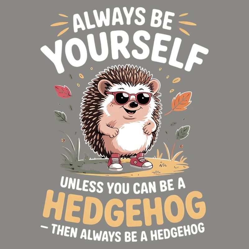 Sei immer du selbst, es sei denn, du kannst ein Igel sein.