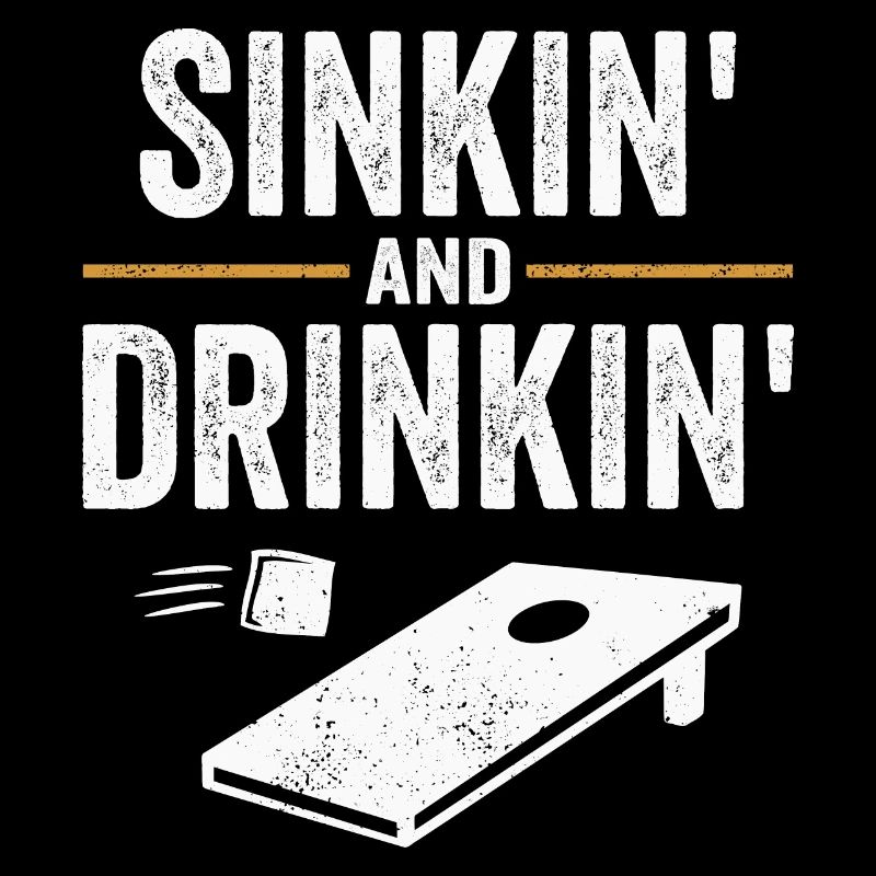 Cornhole Werfen und Trinken