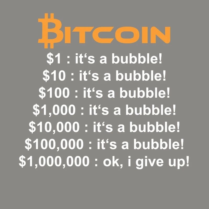 BITCOIN ITS JUST A BUBBLE $1,000,000