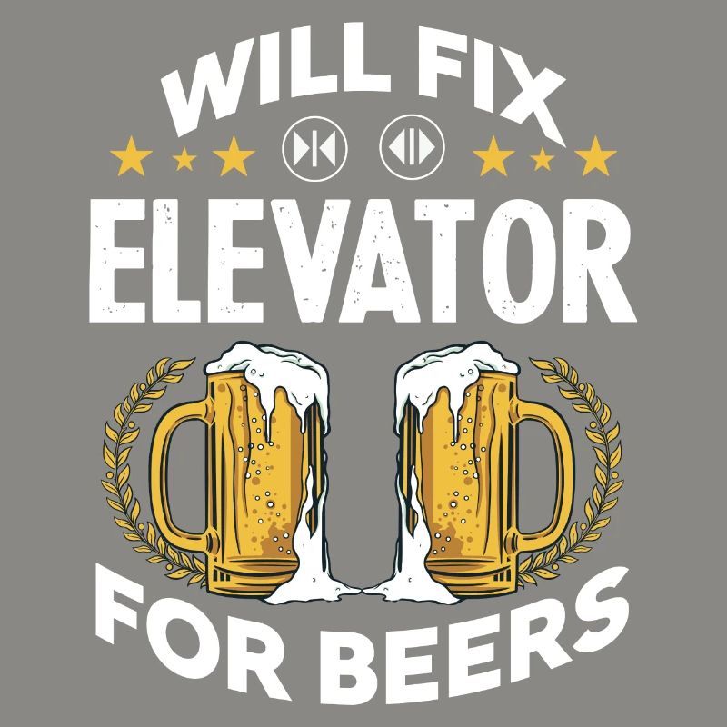 Will Fix Elevators - Elevator Mechanic Beer