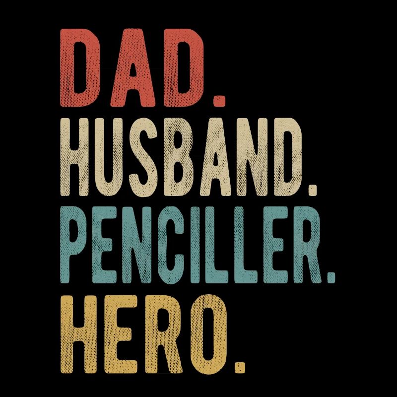 Comiczeichner Papa Ehemann Held