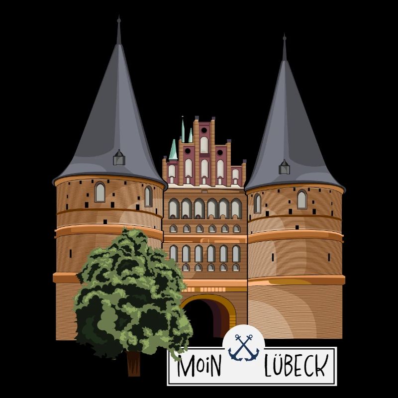Holsten Gate Lübeck // Illustration