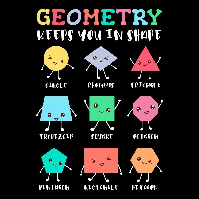 Geometry Keeps You in Shape – School Math Humor