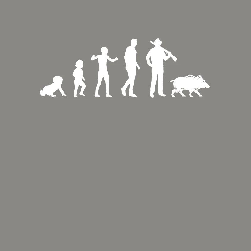 evolution jäger humor jäger mann opa geschenk