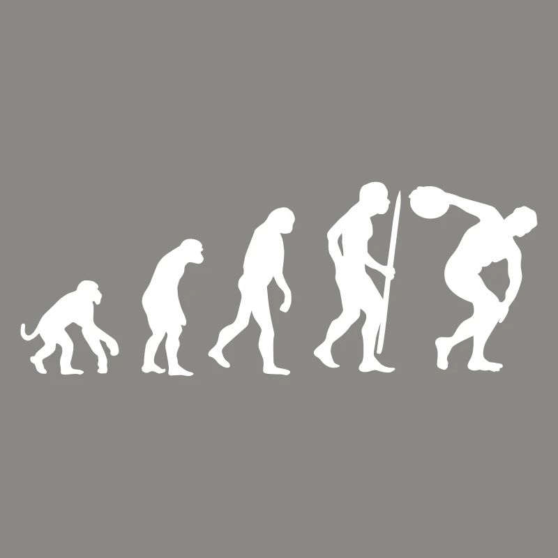 Evolution Diskuswurf Athlet Diskuswerfer