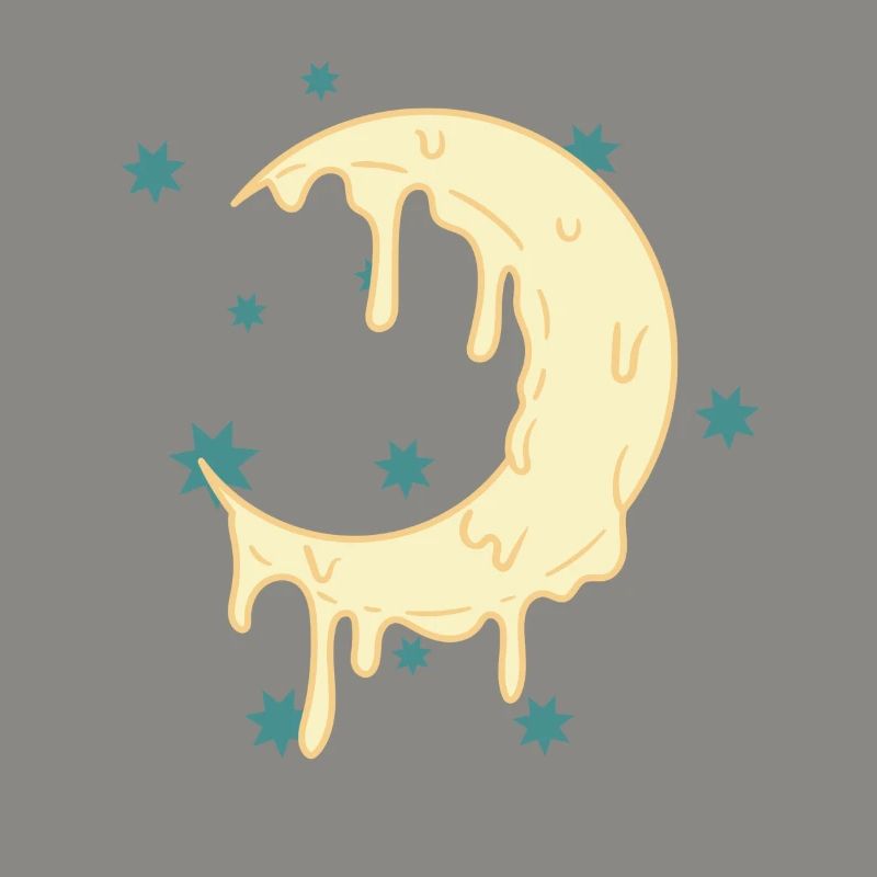 Mezzaluna di luna al formaggio - gialla