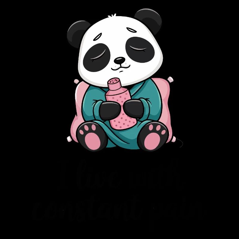 Panda mit ständigem Schmerz