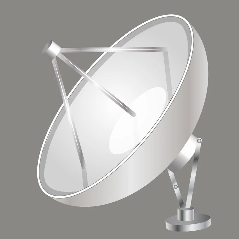 Antenne paraboise à l’aspect moderne et net