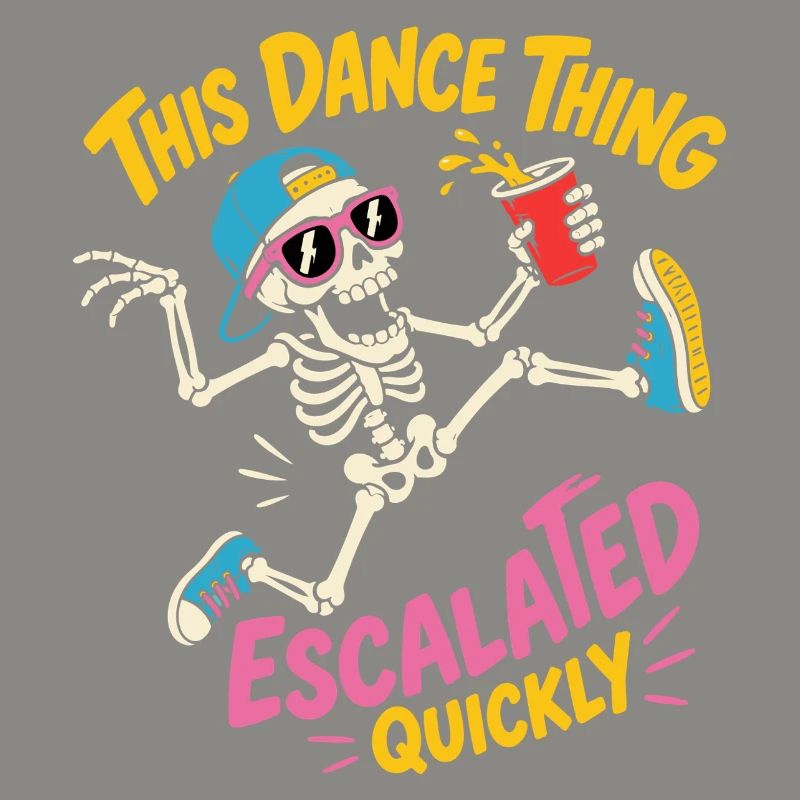 Dancing Skeleton Escalated Quickly Party