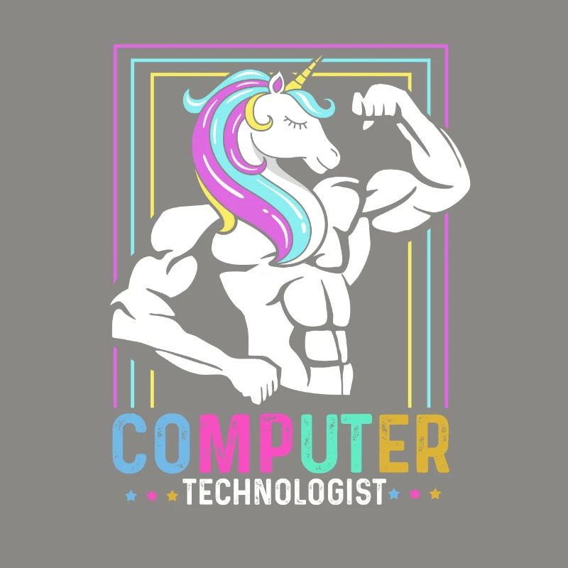 Computer Technologist Gift Radiologist Unicorn