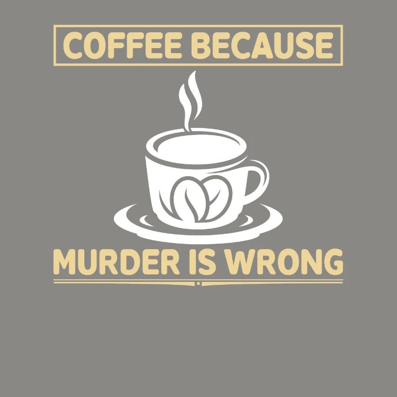 Coffee Because Murderer Is Wrong