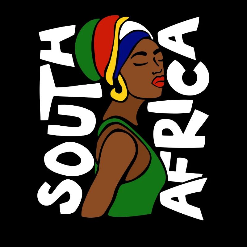 Afrique du Sud Couleurs Sud Drapeau Souvenir