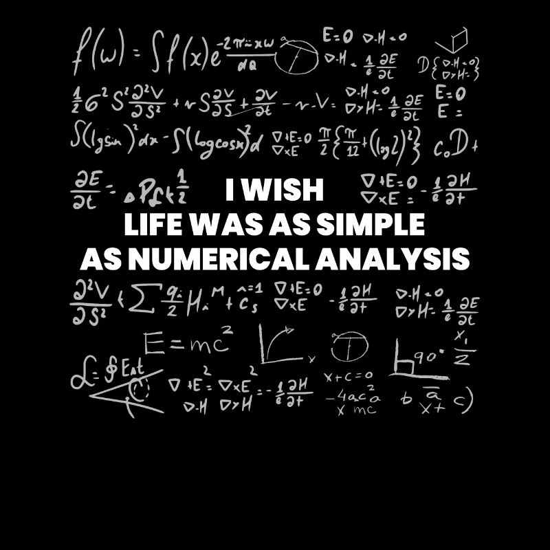 Wish life would be a simple numerical analysis