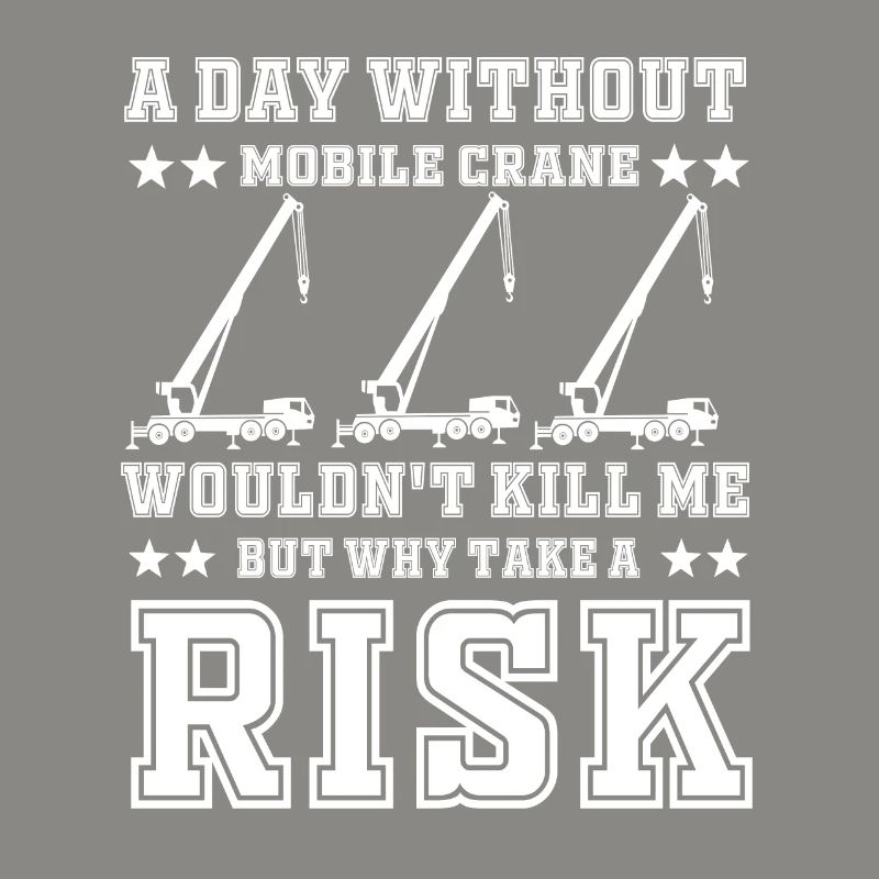 Mobile crane driver