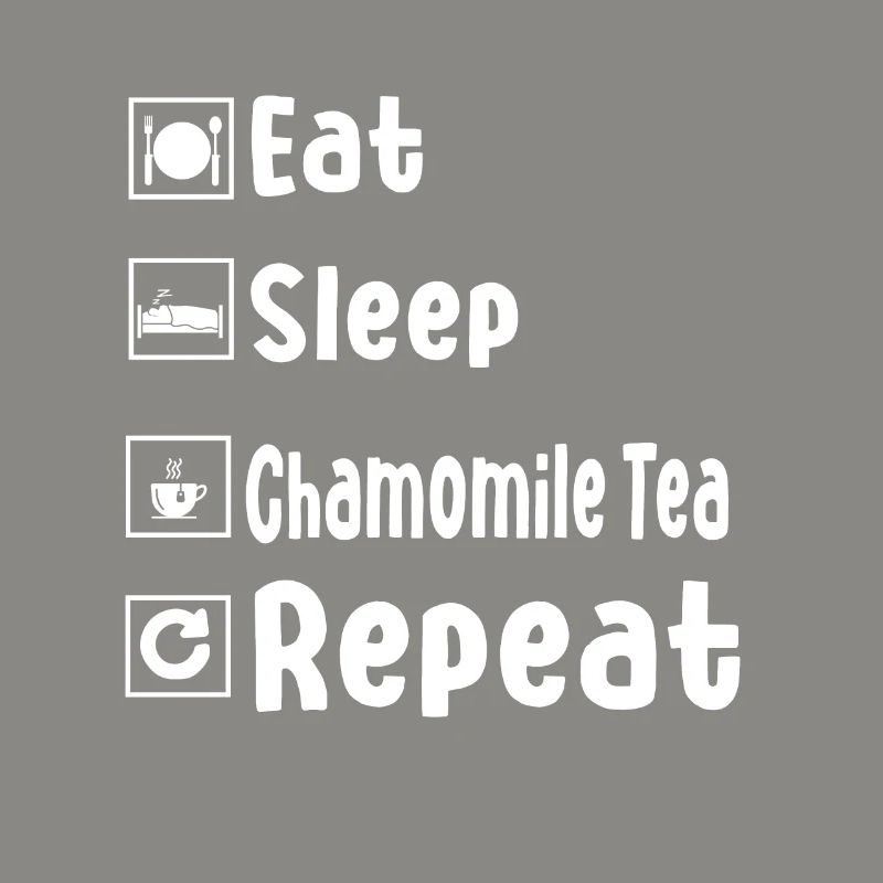 Funny Chamomile Tea Humor Tea Drinking