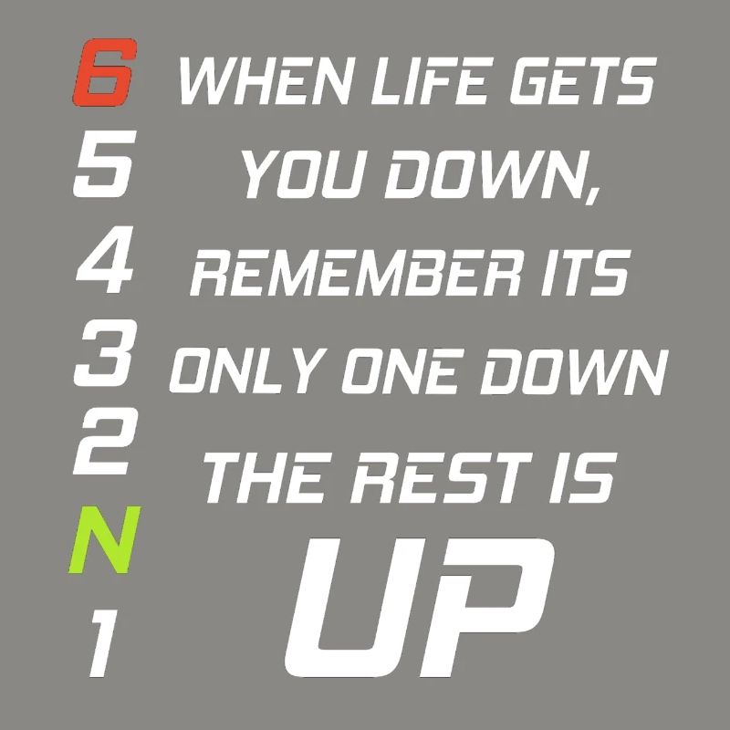 Motorrad - when life gets you down remember