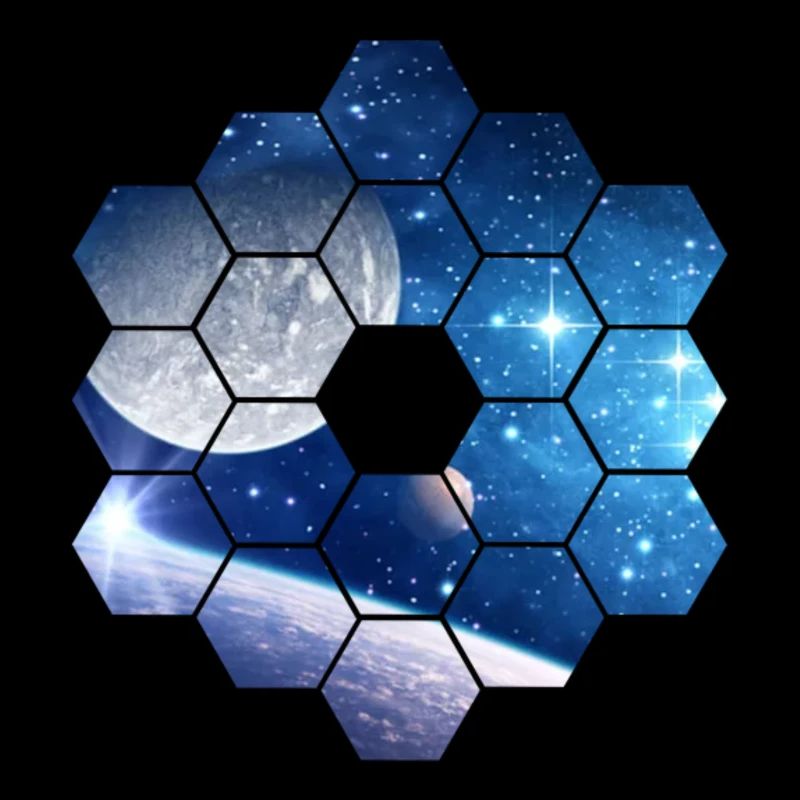 Space | Planets, geometric figures