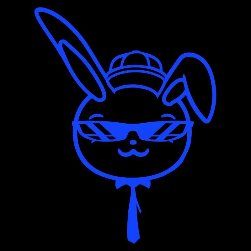 Lunettes de soleil lapin Cappy cravate Cool Hat Comic